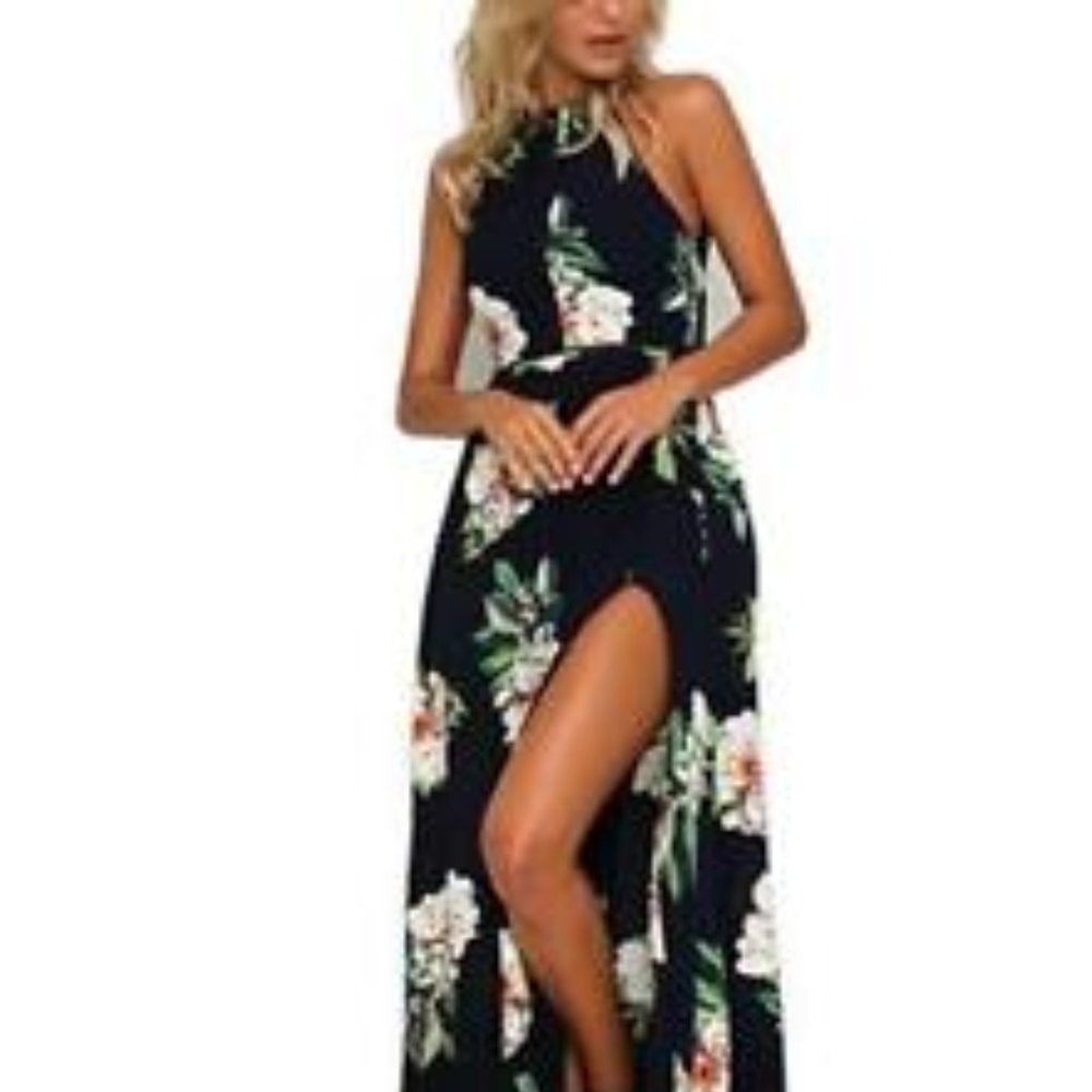 Floral maxi dress